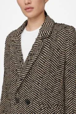 ANINE BING Blazer FISHBONE -Vêtements Soldes Boutique anine bing blazer fishbone 3