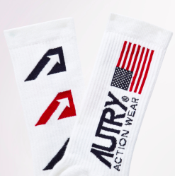 Autry Action Shoes AUTRY Chaussettes ICONIC ACTION -Vêtements Soldes Boutique autry chaussettes iconic action 2