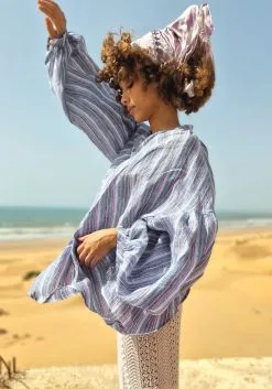 CLARAMONTE Blouse CHEVRON -Vêtements Soldes Boutique claramonte blouse chevron 6