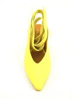 Forte_forte Escarpins JAUNE NEON -Vêtements Soldes Boutique forteforte bottines ajourees 2