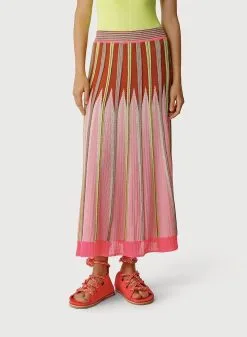 Forte_forte Jupe DANCING CONSTELLATION TAFFY -Vêtements Soldes Boutique forteforte jupe dancing constellation 4