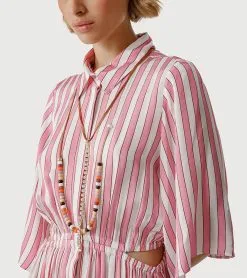 Forte_forte Robe STRIPE -Vêtements Soldes Boutique forteforte robe stripe 1