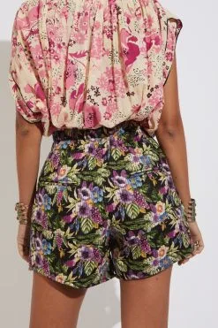 LAURENCE BRAS Short PICKLE Black Print -Vêtements Soldes Boutique laurence bras gilet gita bis 1