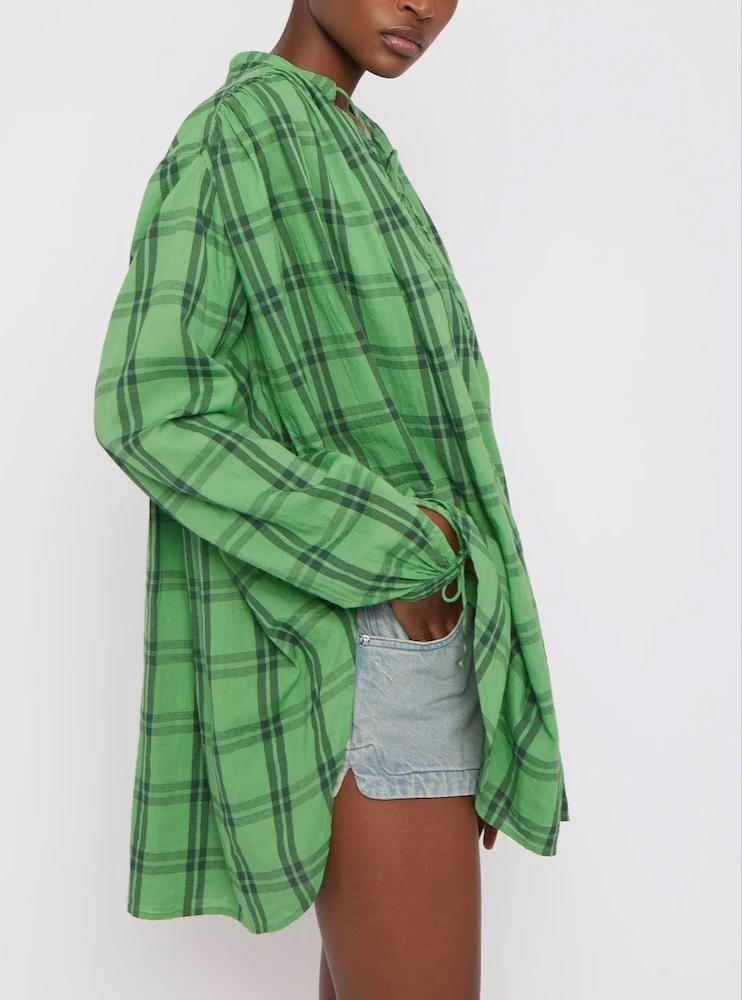 LAURENCE BRAS Robe MINI NEW CIGAR Green 3 LAURENCE BRAS Robe MINI NEW CIGAR Green – Image 3