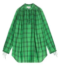 LAURENCE BRAS Robe MINI NEW CIGAR Green