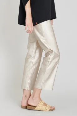 MAEVY Pantalon PANTA VEGAN Champagne -Vêtements Soldes Boutique maevy pantalon panta vegan 1