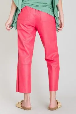 MAEVY Pantalon PANTA VEGAN Fraise -Vêtements Soldes Boutique maevy pantalon panta vegan 11