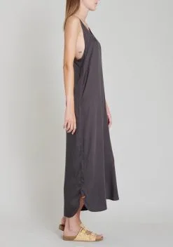 MAEVY Robe MELISSE CAFE -Vêtements Soldes Boutique maevy robe melissa cafe 2