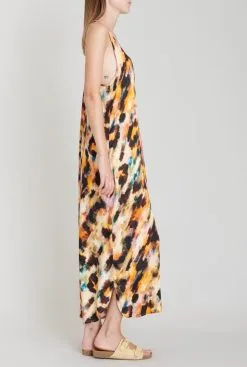 MAEVY Robe MELISSE PRINT -Vêtements Soldes Boutique maevy robe melissa print 2