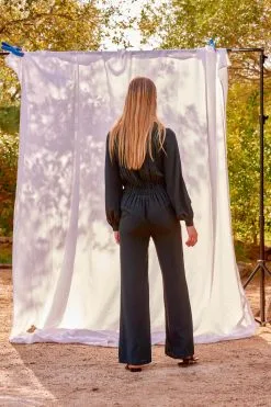 MARE DI LATTE Combipantalon ABBA ARDOISE 7 MARE DI LATTE Combipantalon ABBA ARDOISE -Vêtements Soldes Boutique mare di latte combipantalon abba ardoise 3