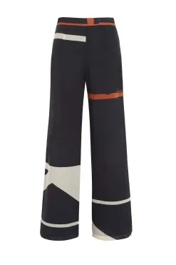 MARE DI LATTE Pantalon ERIKA BLACK -Vêtements Soldes Boutique mare di latte pantalon erika black 2