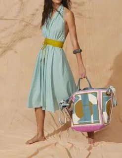 MARE DI LATTE Paréo Malin ALINE LAGON -Vêtements Soldes Boutique mare di latte pareo malin aline 3