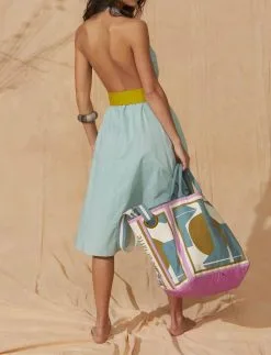 MARE DI LATTE Paréo Malin ALINE LAGON -Vêtements Soldes Boutique mare di latte pareo malin aline 4