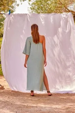 MARE DI LATTE Robe CHIRAZE ALMOND -Vêtements Soldes Boutique mare di latte robe chiraze almond 2