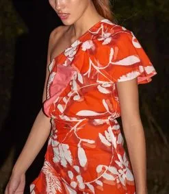 MARE DI LATTE Robe GALIENE TROPICAL -Vêtements Soldes Boutique mare di latte robe galine tropical 1