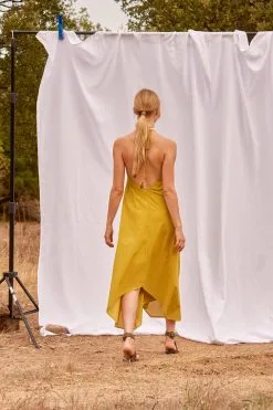 MARE DI LATTE Robe IVINA ANIS -Vêtements Soldes Boutique mare di latte robe ivina anis 1