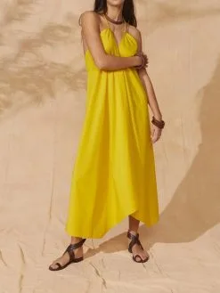 MARE DI LATTE Robe IVINA MIMOSA -Vêtements Soldes Boutique mare di latte robe ivina mimosa 3