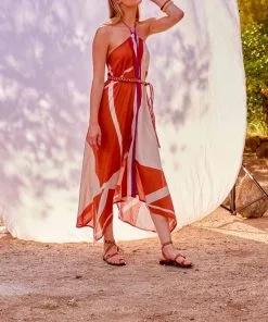 MARE DI LATTE Robe IVINA SUNSET -Vêtements Soldes Boutique mare di latte robe ivina sunset 3