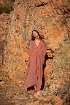 MARE DI LATTE Robe Poncho RAFAELE -Vêtements Soldes Boutique mare di latte robe poncho dana 3