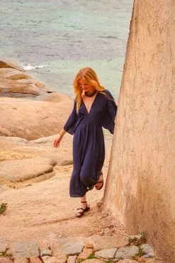 MARE DI LATTE Robe SOUANE SOIE -Vêtements Soldes Boutique mare di latte robe souane soie 2