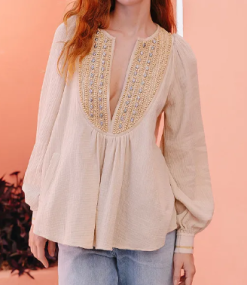 MES DEMOISELLES...PARIS MES DEMOISELLES... PARIS Blouse NIDIA -Vêtements Soldes Boutique mes demoiselles paris blouse nidia 1