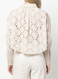 MES DEMOISELLES...PARIS MES DEMOISELLES Chemise LORETTA écru -Vêtements Soldes Boutique mesdemoiselles paris chemise loretta 1