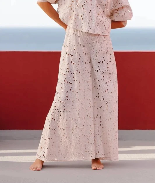 MES DEMOISELLES...PARIS MES DEMOISELLES Pantalon LARSON écru 4 MES DEMOISELLES...PARIS MES DEMOISELLES Pantalon LARSON écru – Image 4