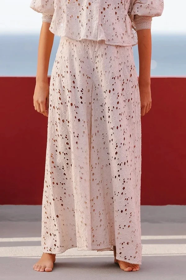 MES DEMOISELLES...PARIS MES DEMOISELLES Pantalon LARSON écru 5 MES DEMOISELLES...PARIS MES DEMOISELLES Pantalon LARSON écru – Image 5