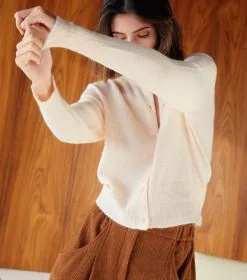 MOMONI Cardigan CORNIOLO 7 MOMONI Cardigan CORNIOLO -Vêtements Soldes Boutique momoni cardigan corniolo