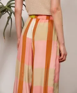 MOMONI Pantalon BACCARAT ROSA -Vêtements Soldes Boutique momoni pantalon baccarat 4