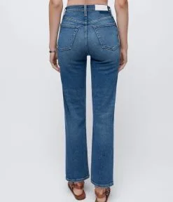 RE/DONE Jeans 70S STOVE PIPE WESTERN BLUE -Vêtements Soldes Boutique redone jeans 70s stove pipe 4