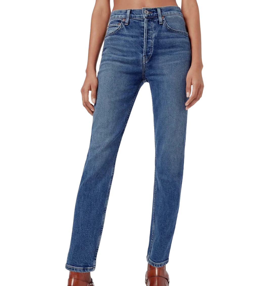 RE/DONE Jeans 90S HIGH RISE ANKLE CROP 1 RE/DONE Jeans 90S HIGH RISE ANKLE CROP