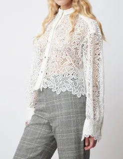 ROSEANNA Chemise CLEO GUIPURE -Vêtements Soldes Boutique roseanna chemise cleo guipure 1