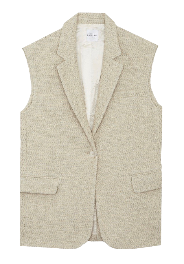 ROSEANNA Gilet KENT RAFIA 1 ROSEANNA Gilet KENT RAFIA