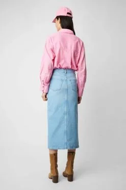 ROSEANNA Jupe MONA DENIM -Vêtements Soldes Boutique roseanna jupe mona denim 5