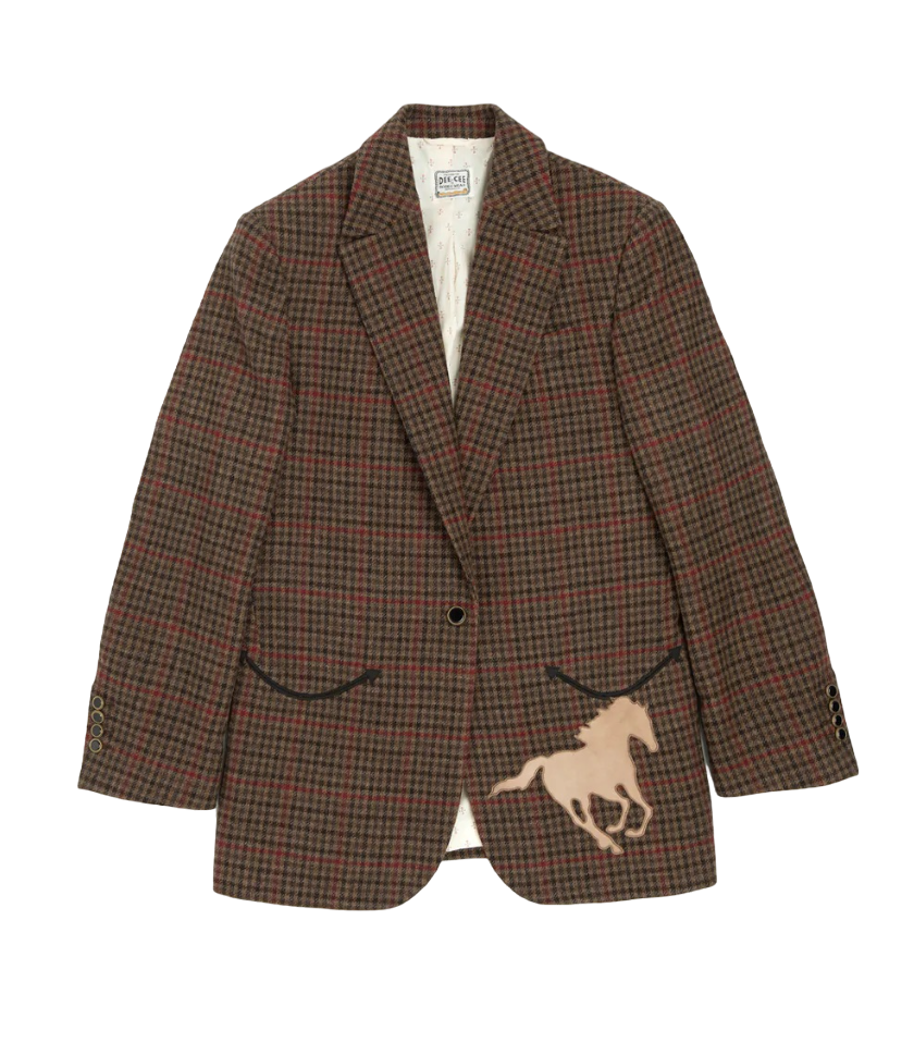 WASHINGTON DEE CEE WASHINGTON DEE-CEE CHECKERED BLAZER 1 WASHINGTON DEE CEE WASHINGTON DEE-CEE CHECKERED BLAZER